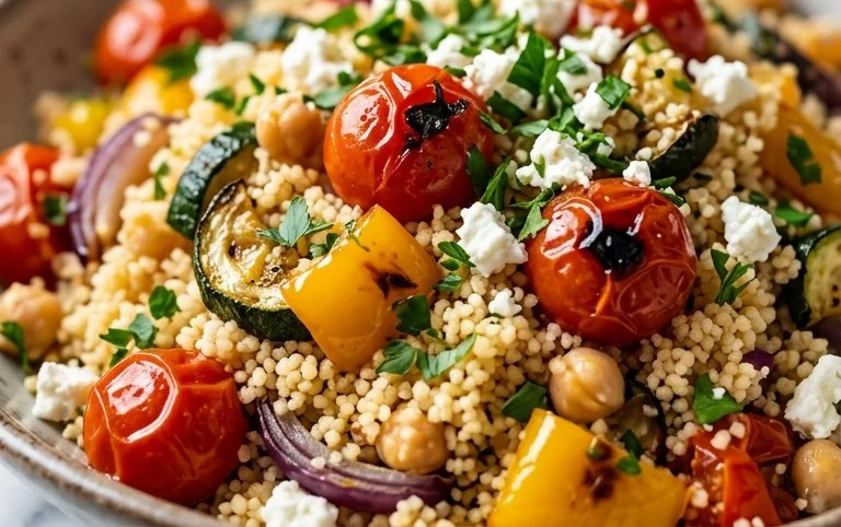 Röstgemüse Couscous für Geschmacksexplosion
