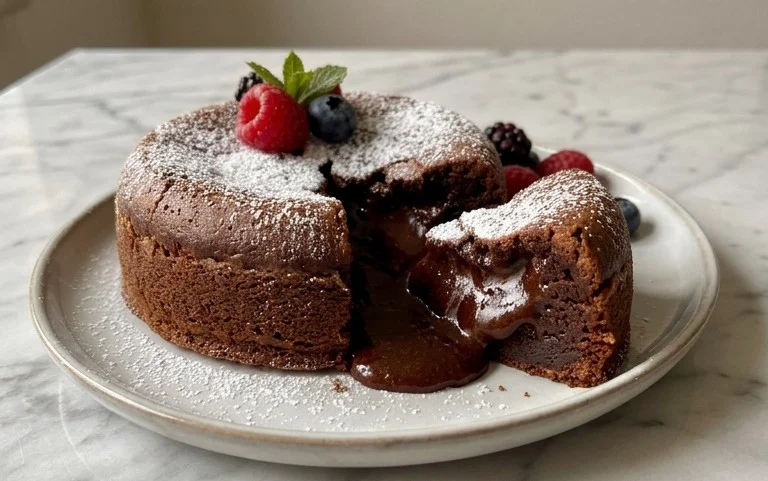 Air Fryer Lava Cake