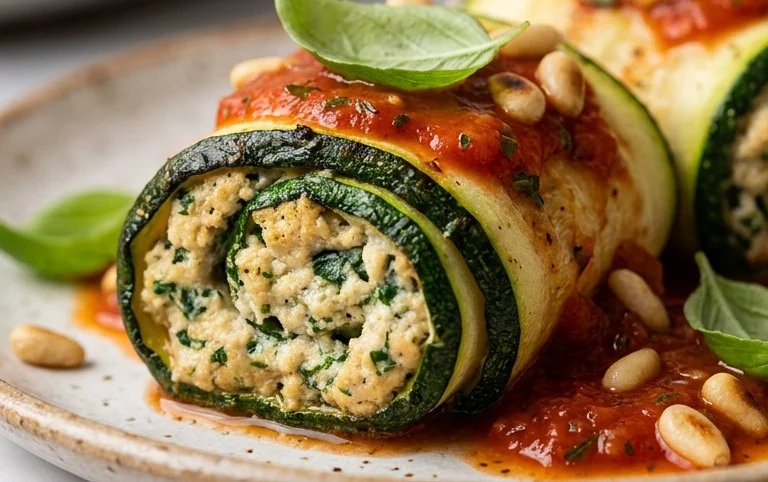Vegan Zucchini Rollatini