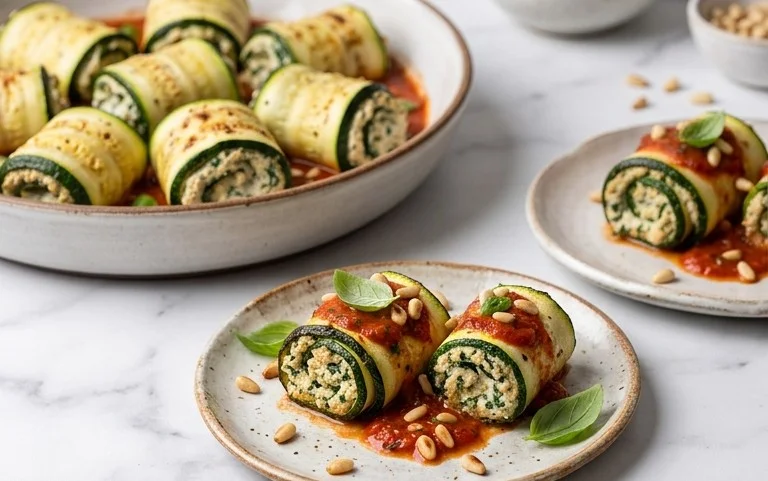 Vegan Zucchini Rollatini
