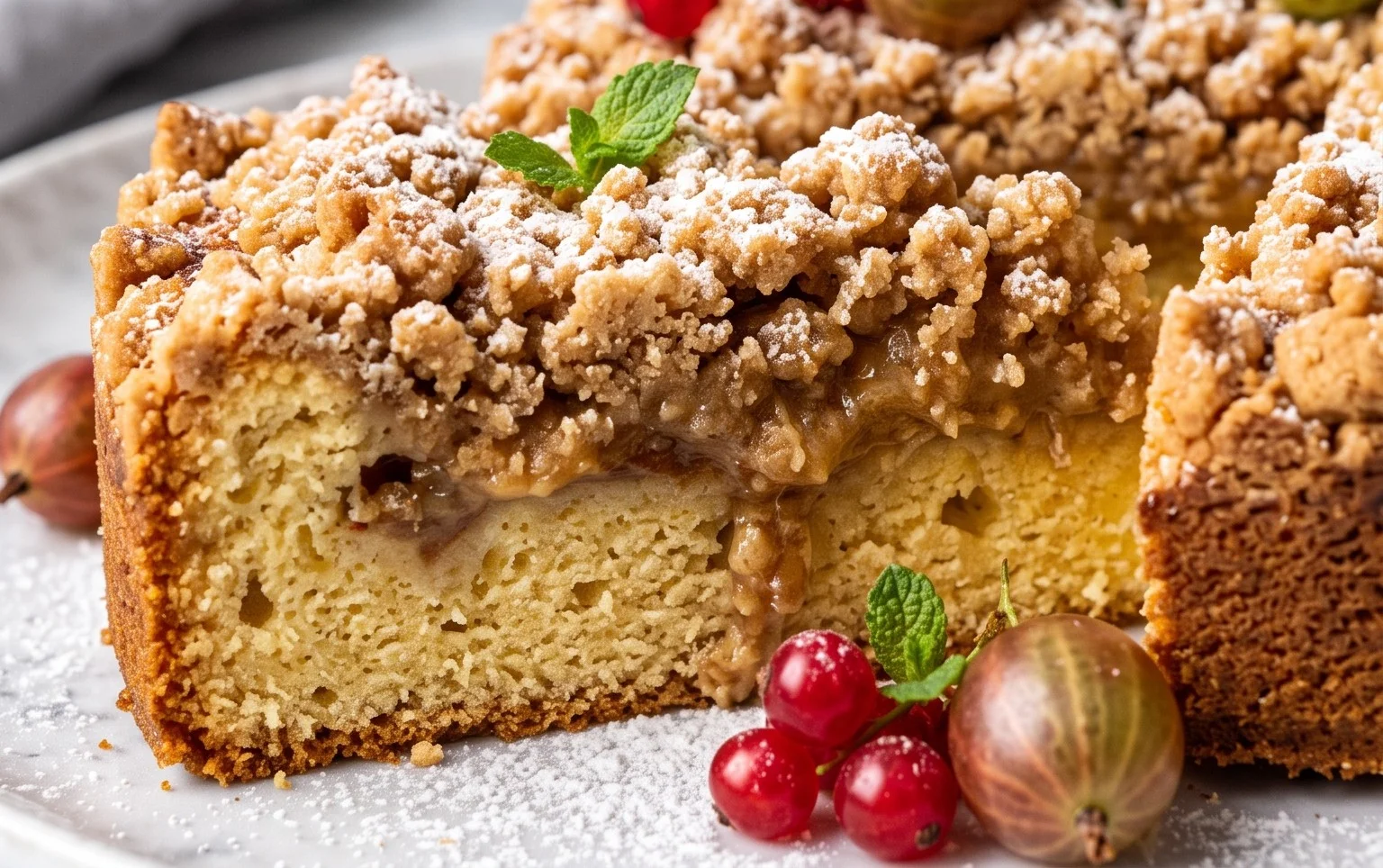 Stachelnon-alcoholic beer-Streusel-Kuchen - Rezept