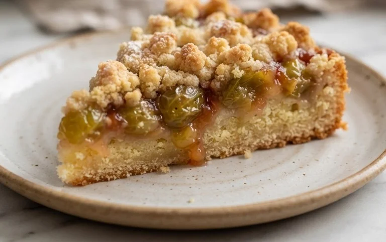 Stachelnon-alcoholic beerkuchen mit Streuseln