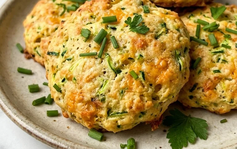 Zucchini Cheddar Biscuits