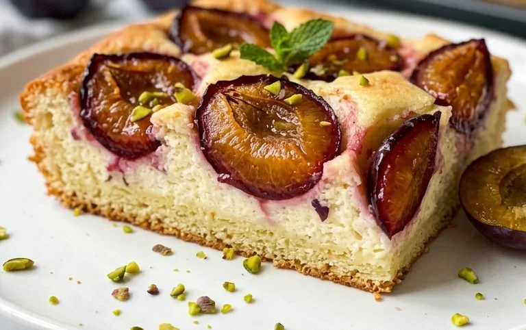 Zwetschgenkuchen mit Quark-Öl-Teig vom Blech