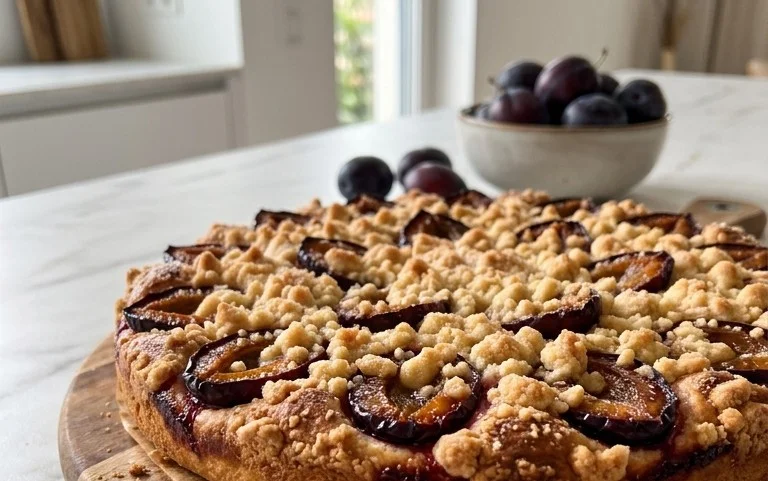 Klassiker: Pflaumenkuchen mit Streuseln